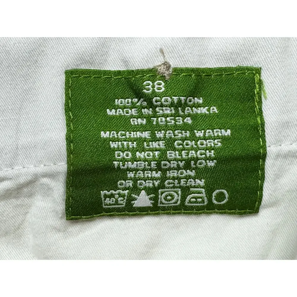 Orvis Men's Flat Front Straight Leg Khaki Chino Pants - Size 38x28.5 - Picture 6 of 6